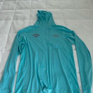 women's andros fishing hoodie tee UPF 50+ -coolibar